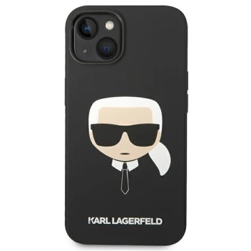 Etui Karl Lagerfeld KLHCP14MSLKHBK für iPhone 14 Plus 6,7" Hardcase Silikon Karl`s Head